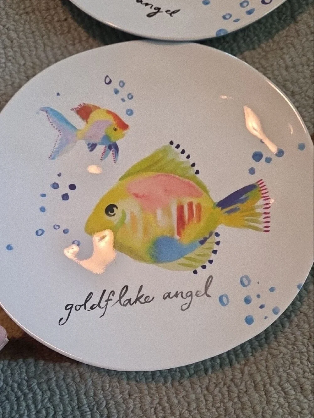 Pier 1 Set Of 4 Melamine 9 Inxh Plates